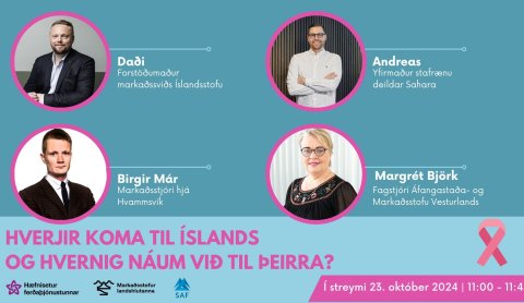 Hverjir koma til Íslands og hvernig náum við til þeirra? Menntamorgunn ferðaþjónustunnar 23. okt. 20…